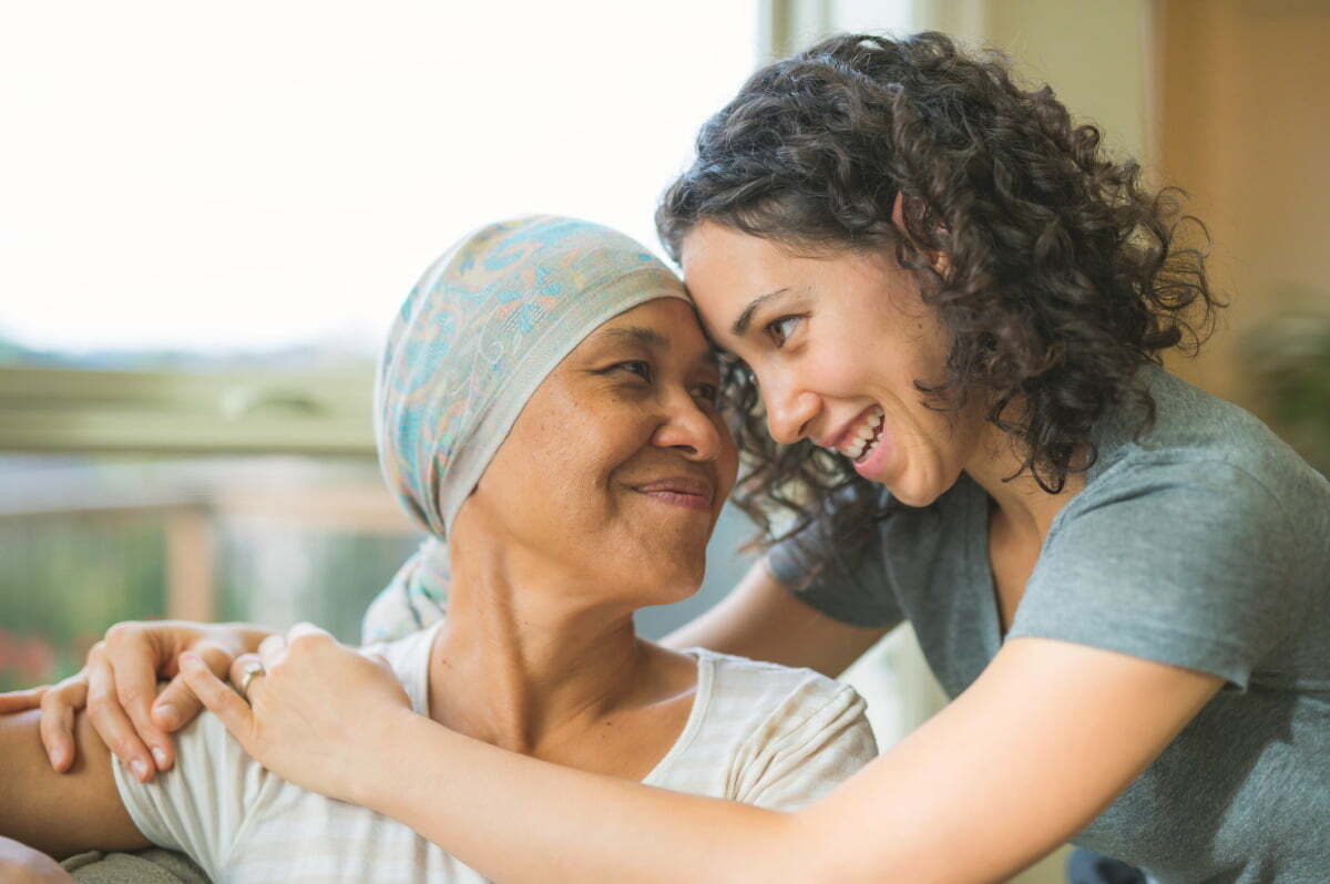 Woman and Mother Embracing and Being in the Present Moment